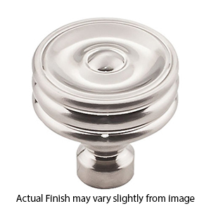 TK881 BSN - Brixton - 1.25" Ridged Knob - Satin Nickel