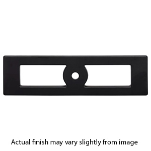 TK922BLK - Kinney - Backplate for Cabinet Knob - Flat Black