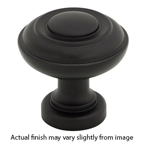 TK3070BLK - Ulster - 1.25" Cabinet Knob - Flat Black