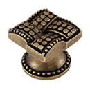 Medici - Large Square Knob - Antique Brass