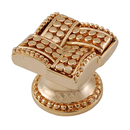 Medici - Large Square Knob - Polished Gold