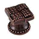 Medici - Small Square Knob - Antique Copper