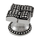 Medici - Small Square Knob - Vintage Pewter