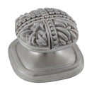 Medici - Large Rounded Square Knob - Satin Nickel