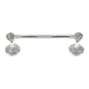 Palmaria - 18" Bamboo Towel Bar - Polished Nickel