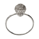 Palmaria - Bamboo Towel Ring - Polished Silver