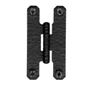 RH1BQ - H Cabinet Flush Hinge - Rough Iron