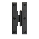 AH2BQ - H Cabinet 3/8" Offset Hinge - Smooth Iron