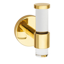 A7281 PB/NL - Acrylic Contemporary - Robe Hook - Unlacquered Brass