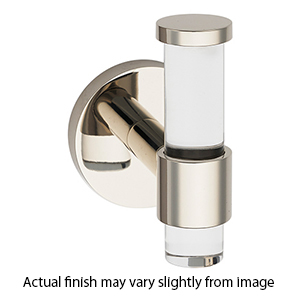 A7281 PN - Acrylic Contemporary - Robe Hook - Polished Nickel