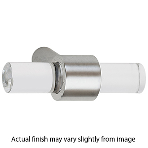 A860-45 PN - Acrylic Contemporary - 1.75" Cabinet Knob - Polished Nickel