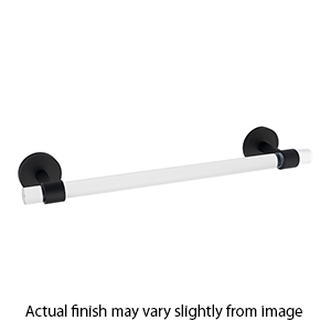 A7220-24 MB - Acrylic Contemporary - 24" Towel Bar - Matte Black