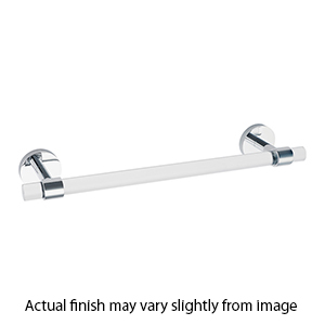 A7220-12 PC - Acrylic Contemporary - 12" Towel Bar - Polished Chrome