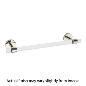 A7220-18 PN - Acrylic Contemporary - 18" Towel Bar - Polished Nickel