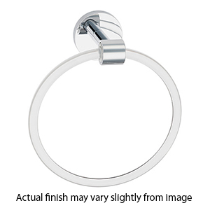 A7240 PC - Acrylic Contemporary - Towel Ring - Polished Chrome