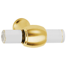 A870-45 PB/NL - Acrylic Royale - 1.75" Cabinet Knob - Unlacquered Brass