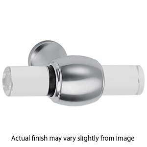 A870-45 PC - Acrylic Royale - 1.75" Cabinet Knob - Polished Chrome