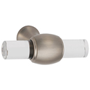 A870-45 SN - Acrylic Royale - 1.75" Cabinet Knob - Satin Nickel