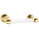 A7362 PB/NL - Acrylic Royale - Swing Tissue Holder - Unlacquered Brass