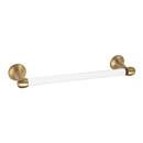 A7320-12 SB - Acrylic Royale - 12" Towel Bar - Satin Brass