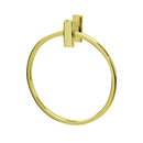 A7540 PB/NL - Arch - Towel Ring - Unlacquered Brass