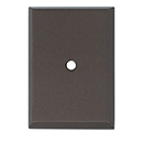 A610-14 CHBRZ - 1-7/8" x 1-1/4" Rectangular Backplate - Chocolate Bronze