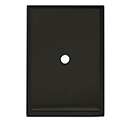 A610-14 MB - 1-7/8" x 1-1/4" Rectangular Backplate - Matte Black