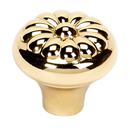 A1451 PB/NL - Bella - 1.25" Cabinet Knob - Unlacquered Brass