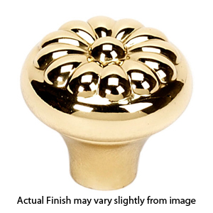 A1451 PB/NL - Bella - 1.25" Cabinet Knob - Unlacquered Brass