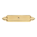 A1454 PB/NL - Bella - Backplate for Knob - Unlacquered Brass