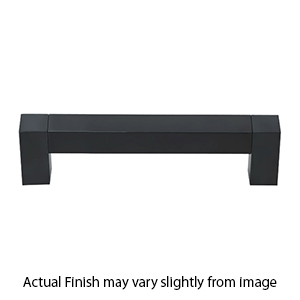 A420-4 MB - Block - 4" Cabinet Pull - Matte Black