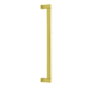 D420-12 PB/NL - Block - 12" Appliance Pull - Unlacquered Brass