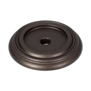 A616-14 - Charlie's - 1.25" Knob Backplate - Chocolate Bronze