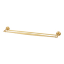 A6725-24 - Charlie's - 24" Double Towel Bar - Satin Brass