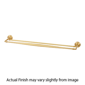 A6725-24 - Charlie's - 24" Double Towel Bar - Satin Brass