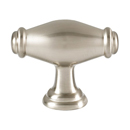 A626 - Charlie's - 1.75" Oval Knob - Satin Nickel