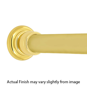 36" Shower Rod - Charlie's - Polished Brass