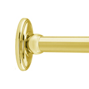 Classic Traditional - Shower Rod - Unlacquered Brass