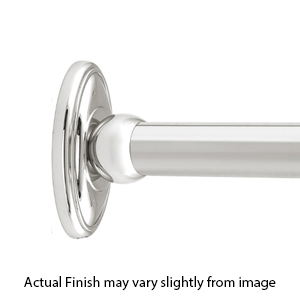 72" Shower Rod - Classic Traditional - Polished Nickel