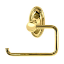 A8066 PB/NL - Classic Traditional - Euro Tissue Holder - Unlacquered Brass