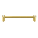 CD715-8 SB - Contemporary Crystal I - 8" Appliance Pull - Satin Brass