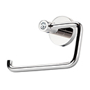 C8366 PN - Crystal Contemporary I - Euro Tissue Holder - Polished Nickel