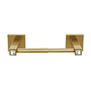 C8460 SB - Crystal Contemporary II - Tissue Holder - Satin Brass