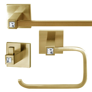 Crystal Contemporary II - Satin Brass