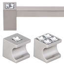 Contemporary Crystal II - Satin Nickel