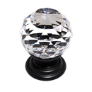 C210 BRZ - Swarovski Crystal I - Spherical Knob - Bronze