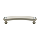 C211-35 SN - Swarovski Crystal I - 3.5" Cabinet Pull - Satin Nickel