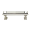 C213-3 PN - Swarovski Crystal II - 3" Cabinet Pull - Polished Nickel