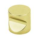 A823-34 PB/NL - Contemporary I - 3/4" Cabinet Knob - Unlacquered Brass