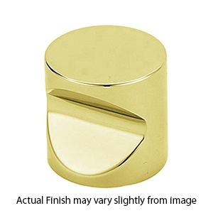 A823-34 PB/NL - Contemporary I - 3/4" Cabinet Knob - Unlacquered Brass